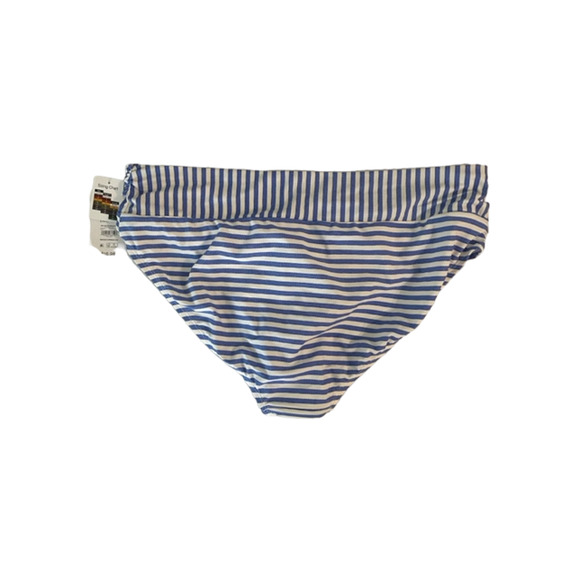 Time and Tru Blue White Bikini NWT Swim Bottom Size 1X (16W-18W) - Picture 2 of 3